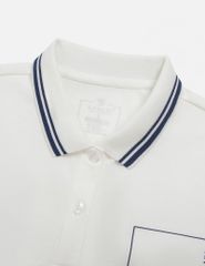 Áo polo croptop nữ hình in trước ngực