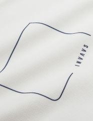 Áo polo croptop nữ hình in trước ngực