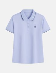 Áo polo nữ ngắn tay hình in trước ngực