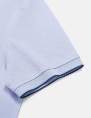 Áo polo nữ ngắn tay hình in trước ngực