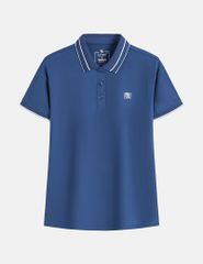 Áo polo nữ ngắn tay hình in trước ngực