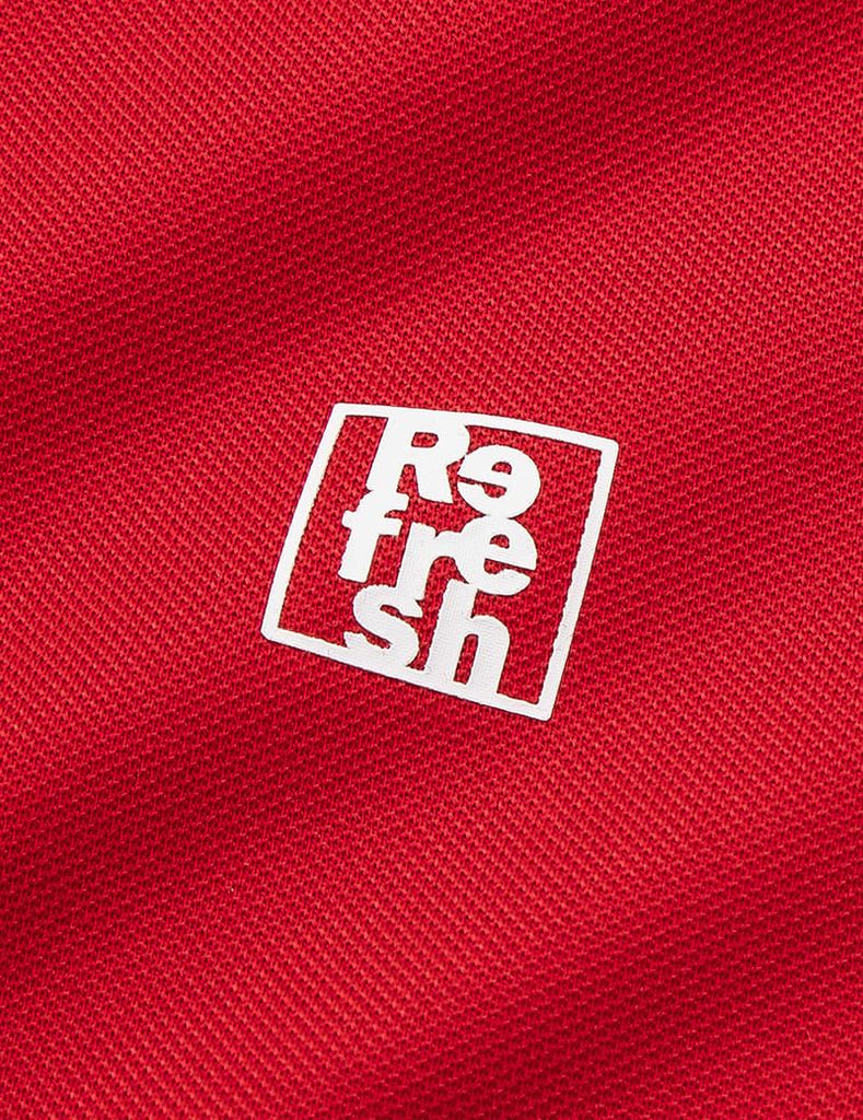 Áo polo nữ ngắn tay hình in trước ngực