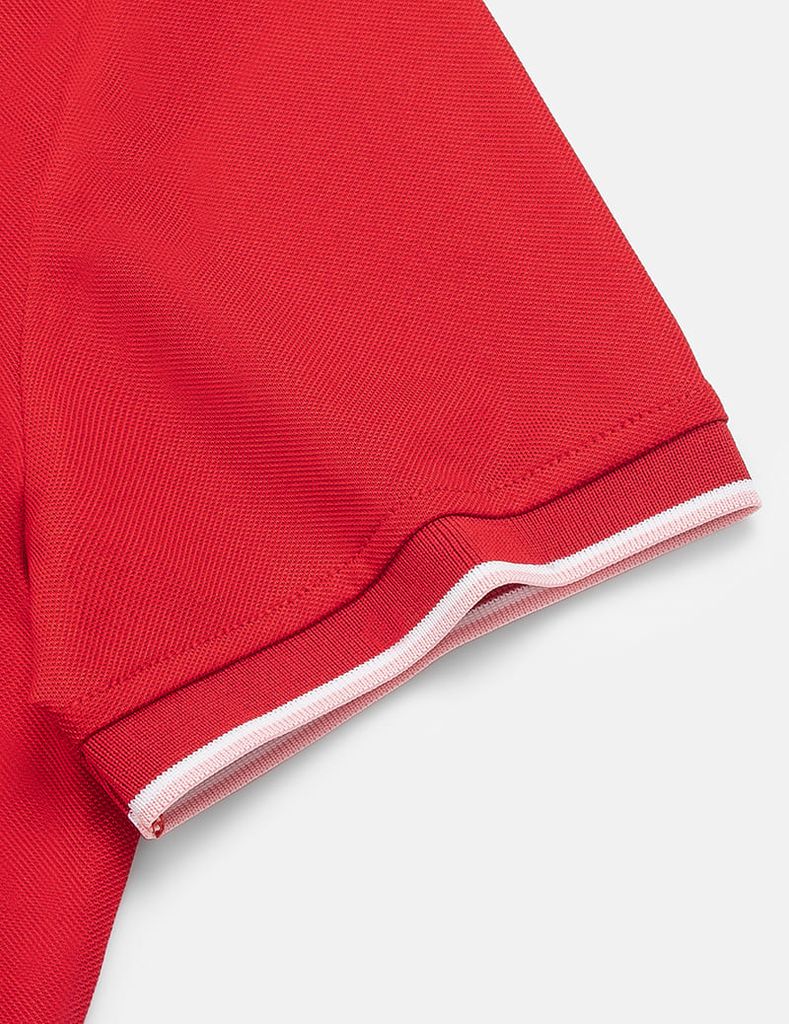 Áo polo nữ ngắn tay hình in trước ngực