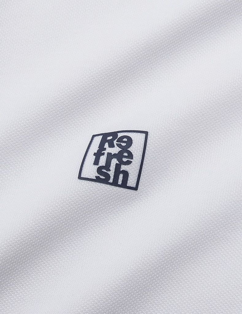 Áo polo nữ ngắn tay hình in trước ngực