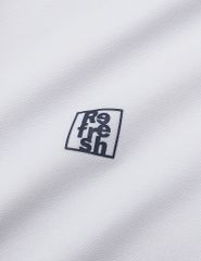 Áo polo nữ ngắn tay hình in trước ngực