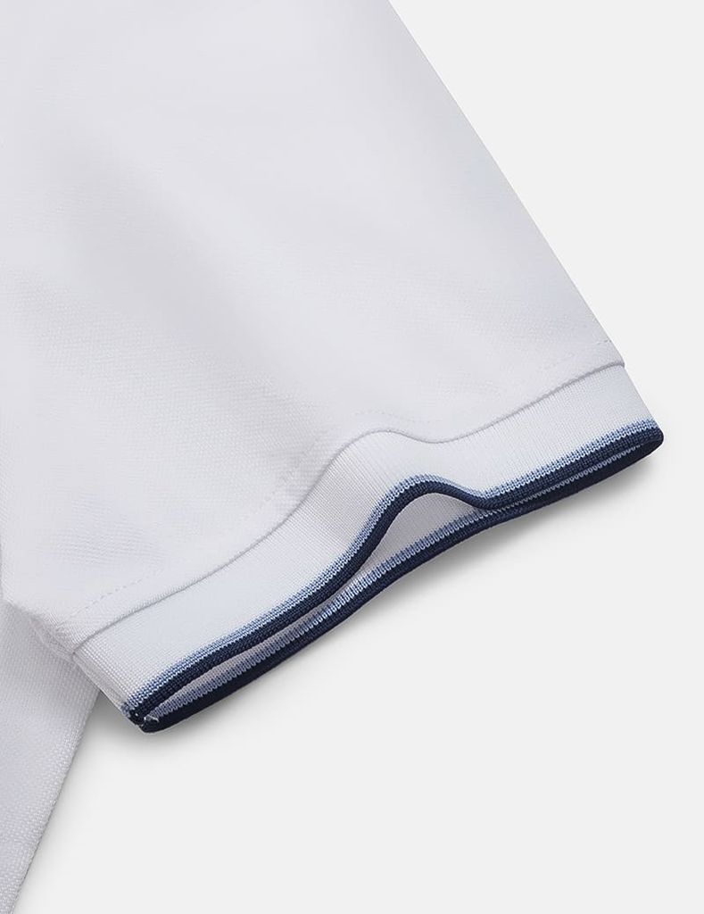 Áo polo nữ ngắn tay hình in trước ngực