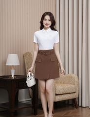 Áo thun ngắn tay có cổ WPS067S5