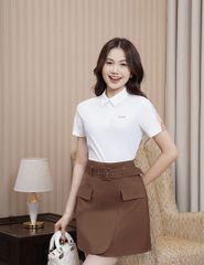 Áo thun ngắn tay có cổ WPS067S5