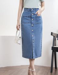 Chân váy jean nữ WVD002K4