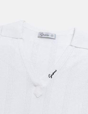 Áo polo nữ mongtoghi nẹp cổ thêu logo