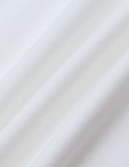 Áo polo ngắn tay nữ cổ vải phối dệt thoi