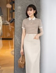 Chân váy âu nữ dáng dài