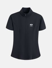 Áo polo ngắn tay nữ thể thao khóa cổ giọt lệ