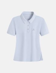 Áo polo ngắn tay thể thao nữ ngực in
