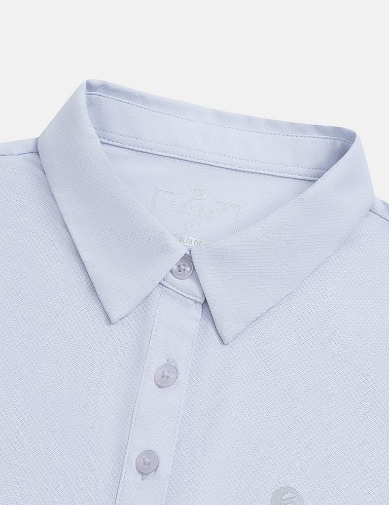 Áo polo ngắn tay thể thao nữ ngực in