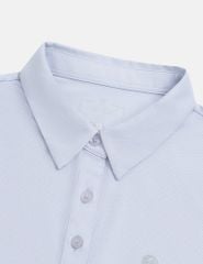 Áo polo ngắn tay thể thao nữ ngực in