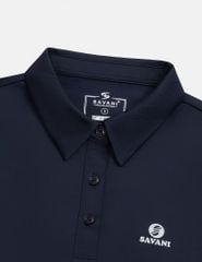 Áo polo ngắn tay thể thao nữ ngực in