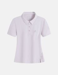 Áo polo ngắn tay thể thao nữ ngực in