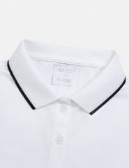 Áo polo nữ ngắn tay in ở tay áo