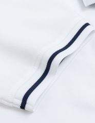 Áo polo nữ ngắn tay ngực in