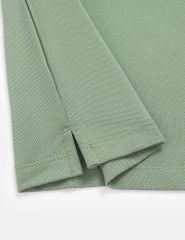 Áo thun ngắn tay có cổ nữ dáng ôm