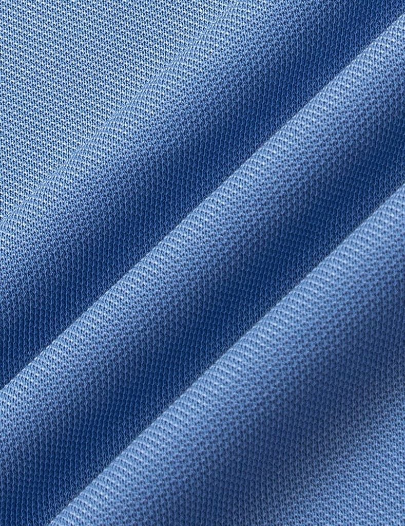Áo polo ngắn tay nữ xẻ tà thêu logo tay