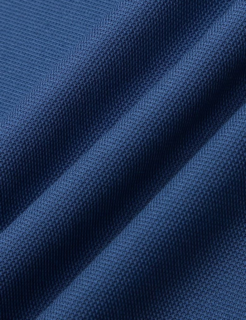 Áo polo ngắn tay nữ xẻ tà thêu logo tay