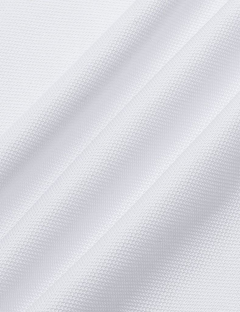 Áo polo ngắn tay nữ xẻ tà thêu logo tay