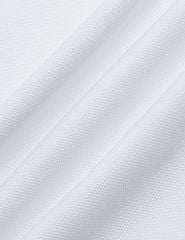 Áo polo ngắn tay nữ xẻ tà thêu logo tay