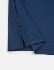 Áo polo ngắn tay nữ thêu logo tay phối nẹp