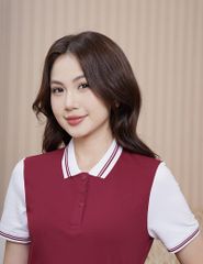 Áo polo nữ tay phối vải khác màu