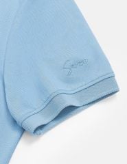 Áo polo ngắn tay nữ viền cổ