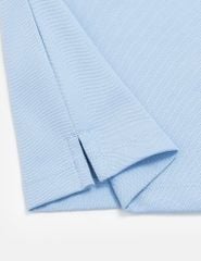 Áo polo nữ nẹp dưới vải phối