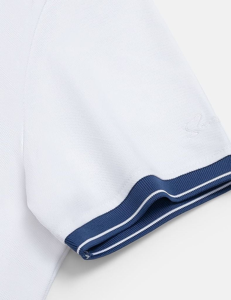 Áo polo nữ nẹp dưới vải phối