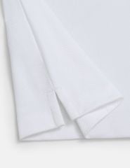 Áo polo nữ nẹp dưới vải phối