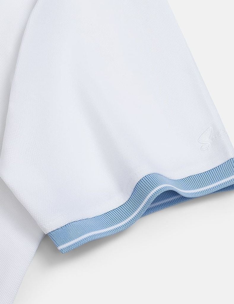 Áo polo nữ nẹp dưới vải phối