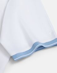 Áo polo nữ nẹp dưới vải phối