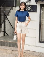 Áo polo ngắn tay nữ dáng ôm