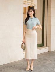 Chân váy âu nữ dáng dài