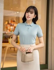 Áo polo ngắn tay nữ
