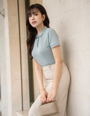 Áo polo ngắn tay nữ