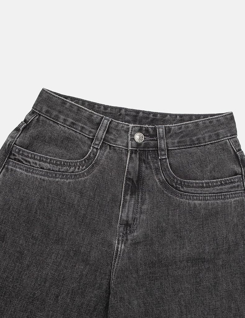 Quần jean nữ ống suông