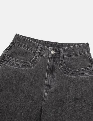 Quần jean nữ ống suông