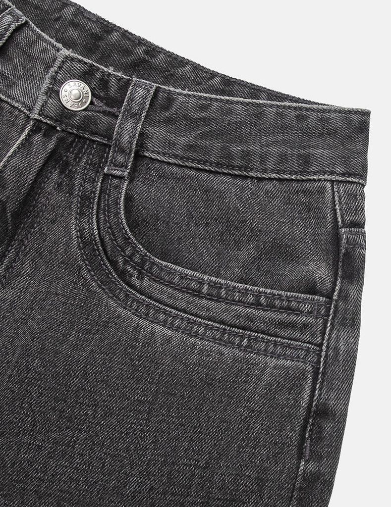 Quần jean nữ ống suông