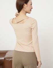 Quần nỉ nữ ống suông dáng rộng