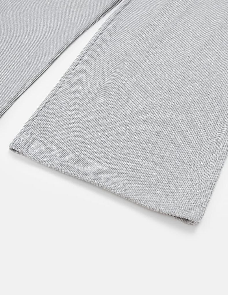 Quần nỉ nữ ống suông dáng rộng