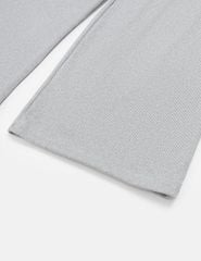 Quần nỉ nữ ống suông dáng rộng