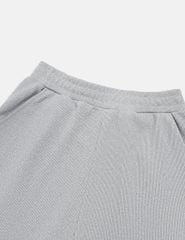 Quần nỉ nữ ống suông dáng rộng