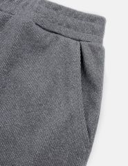 Quần nỉ nữ ống suông dáng rộng