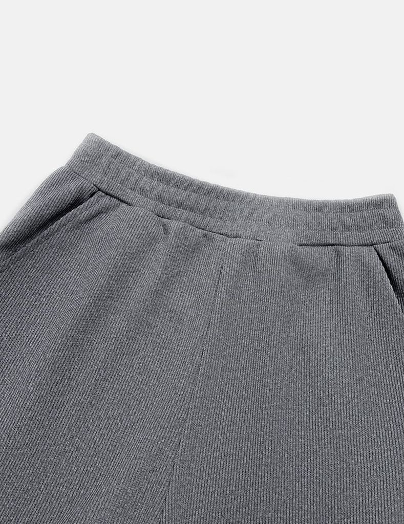 Quần nỉ nữ ống suông dáng rộng